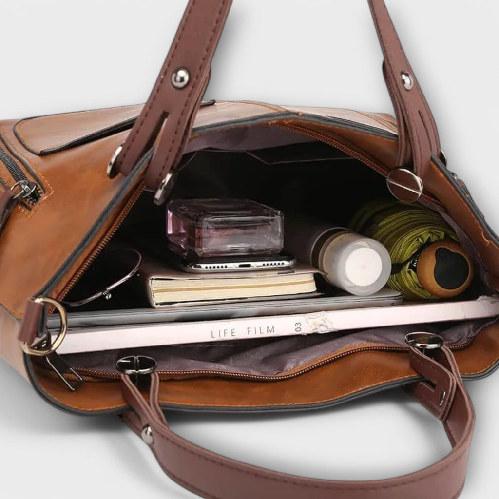 Lora - Bolso de cuero elegante