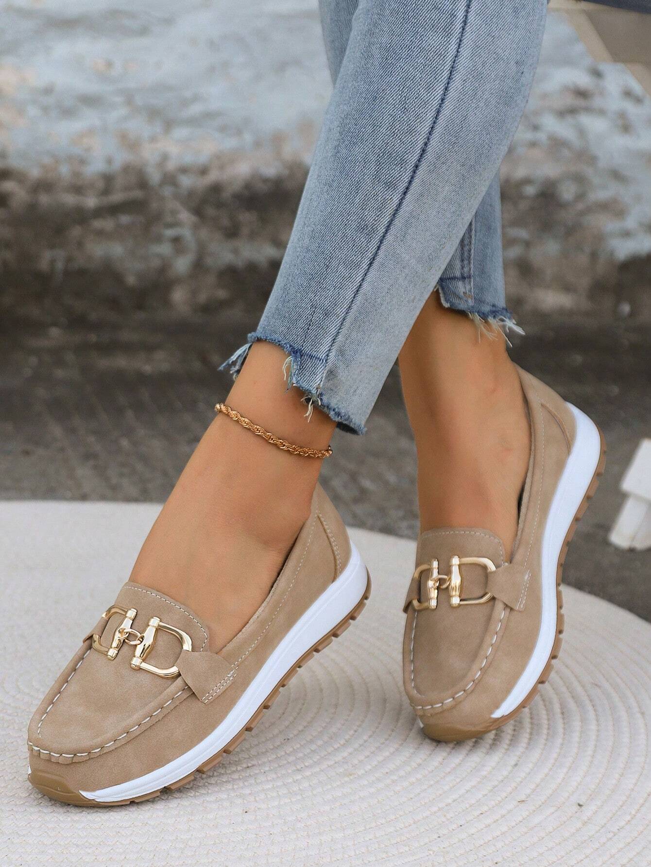Elly - Mocasines con hebilla chic