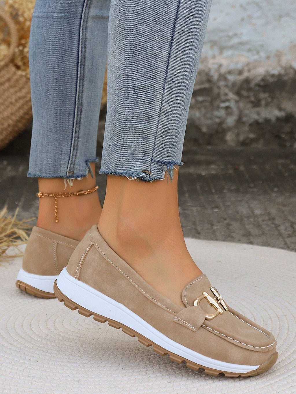 Elly - Mocasines con hebilla chic