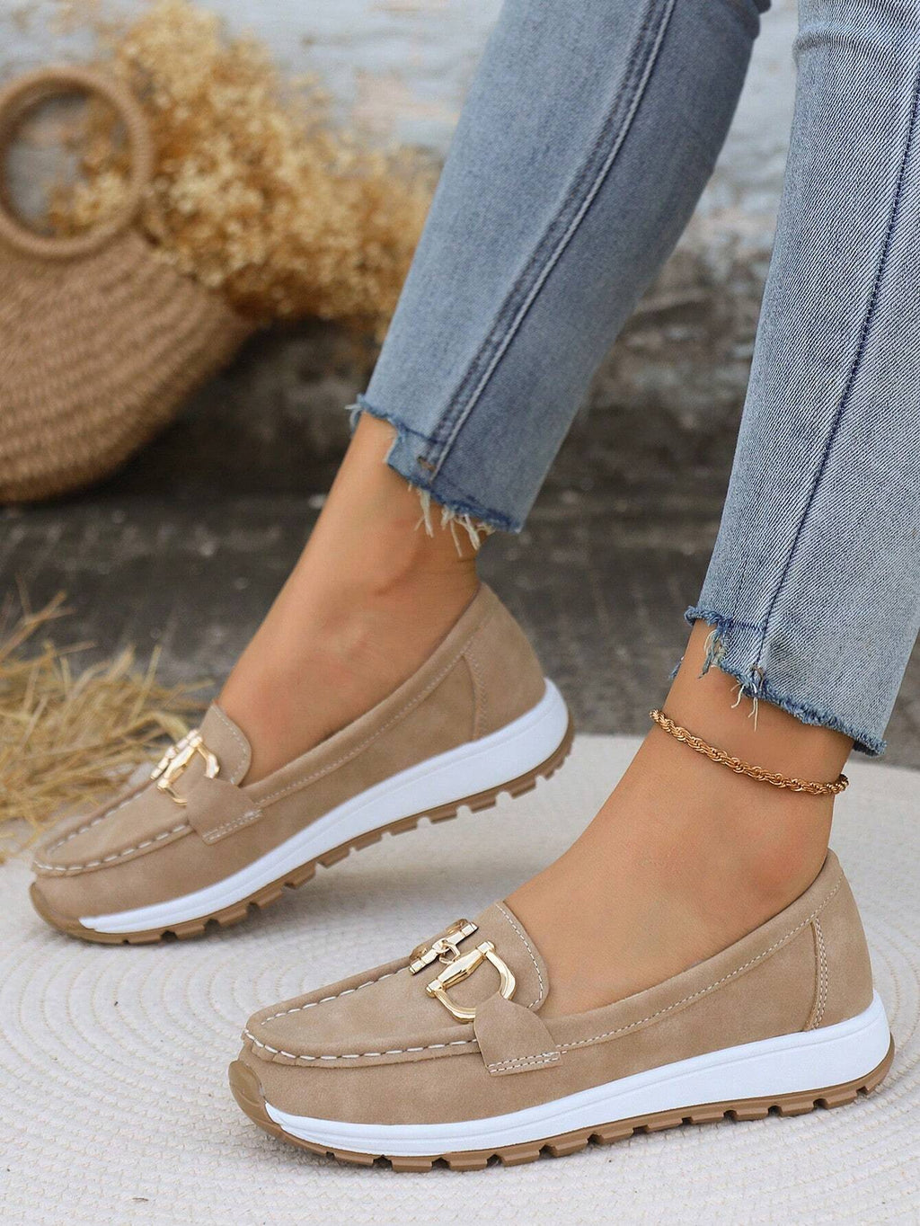 Elly - Mocasines con hebilla chic