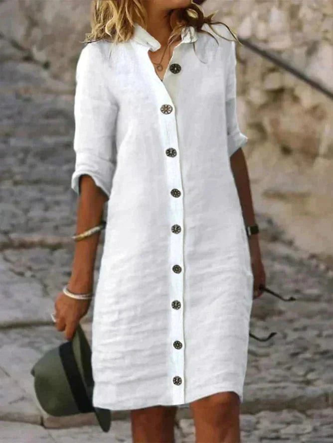 Avera | Vestido camisero cómodo y aireado