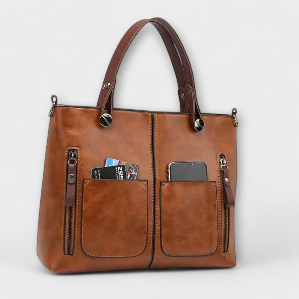 Lora - Bolso de cuero elegante
