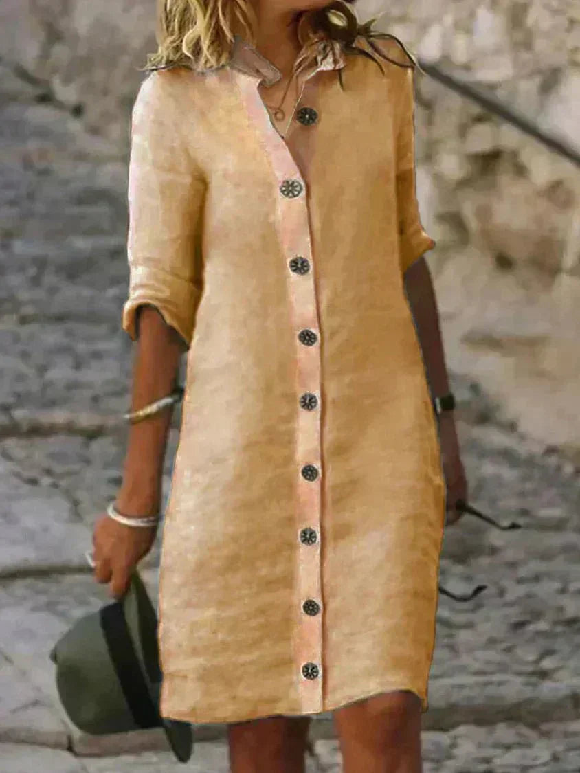 Avera | Vestido camisero cómodo y aireado