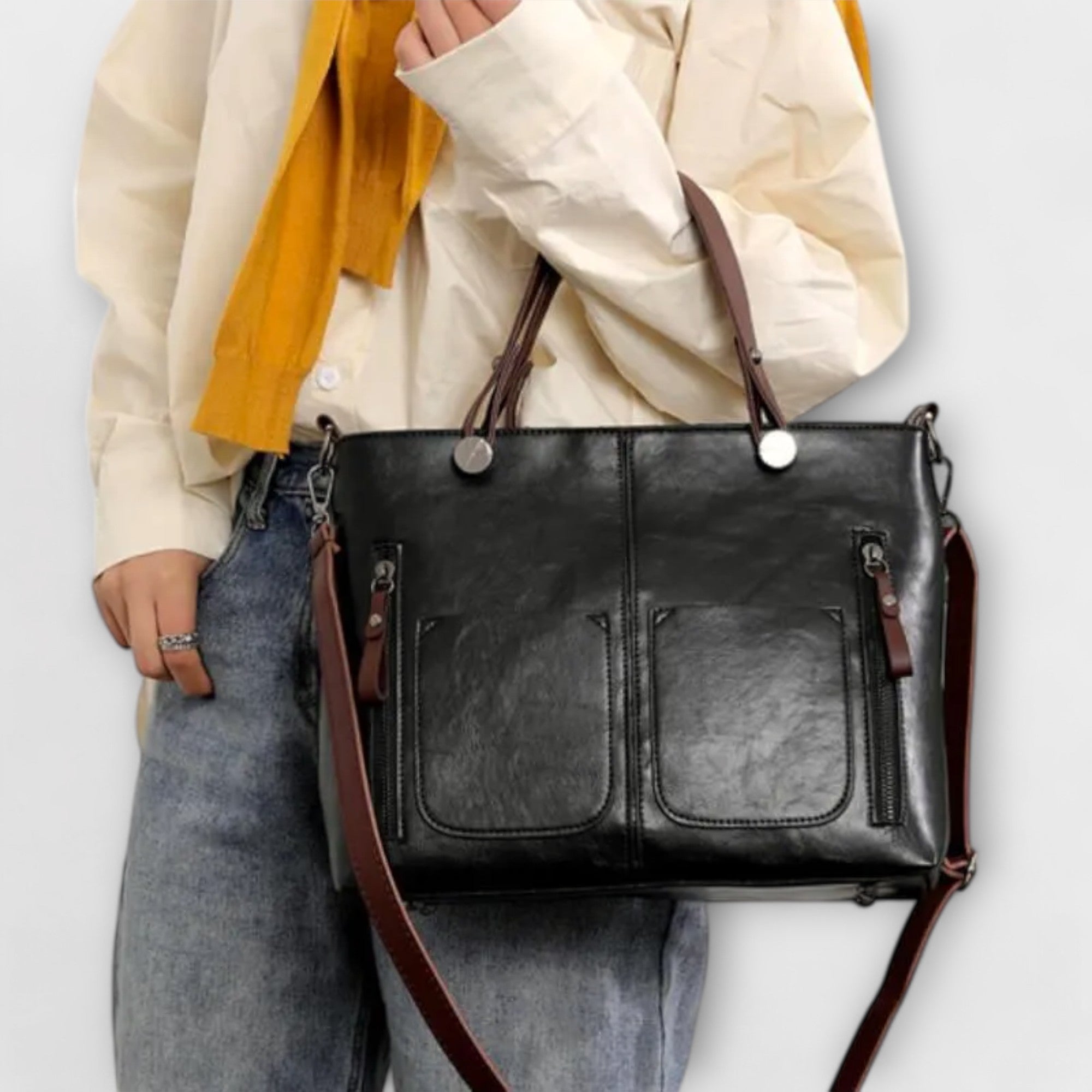 Lora - Bolso de cuero elegante
