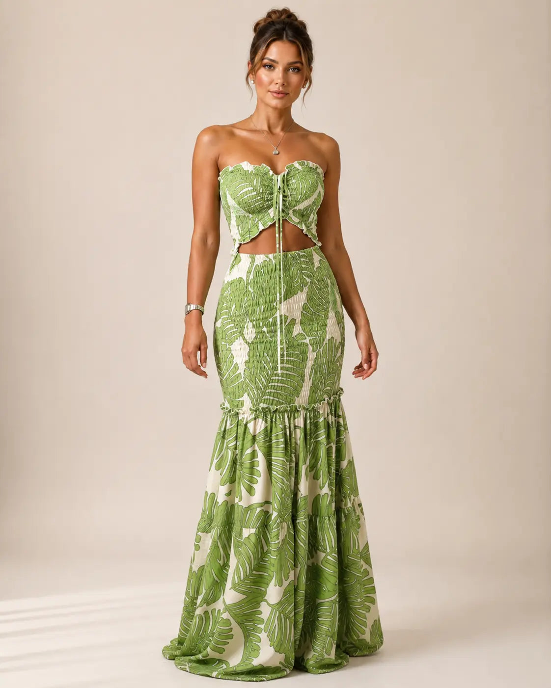 Alessia | Vestido Maxi Tropical