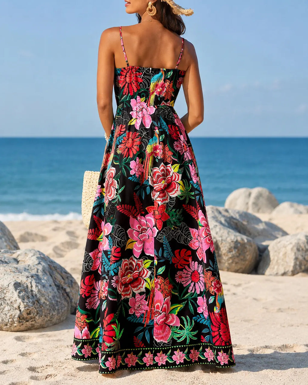 Marbella | Vestido Maxi Floral Tropical