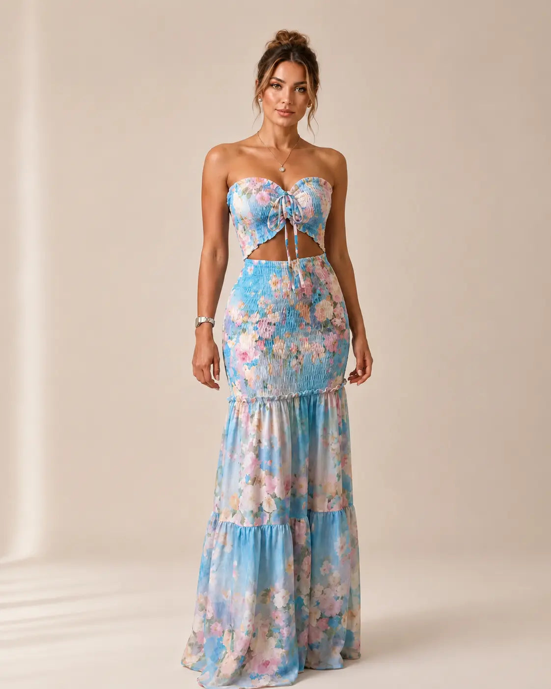 Alessia | Vestido Maxi Tropical