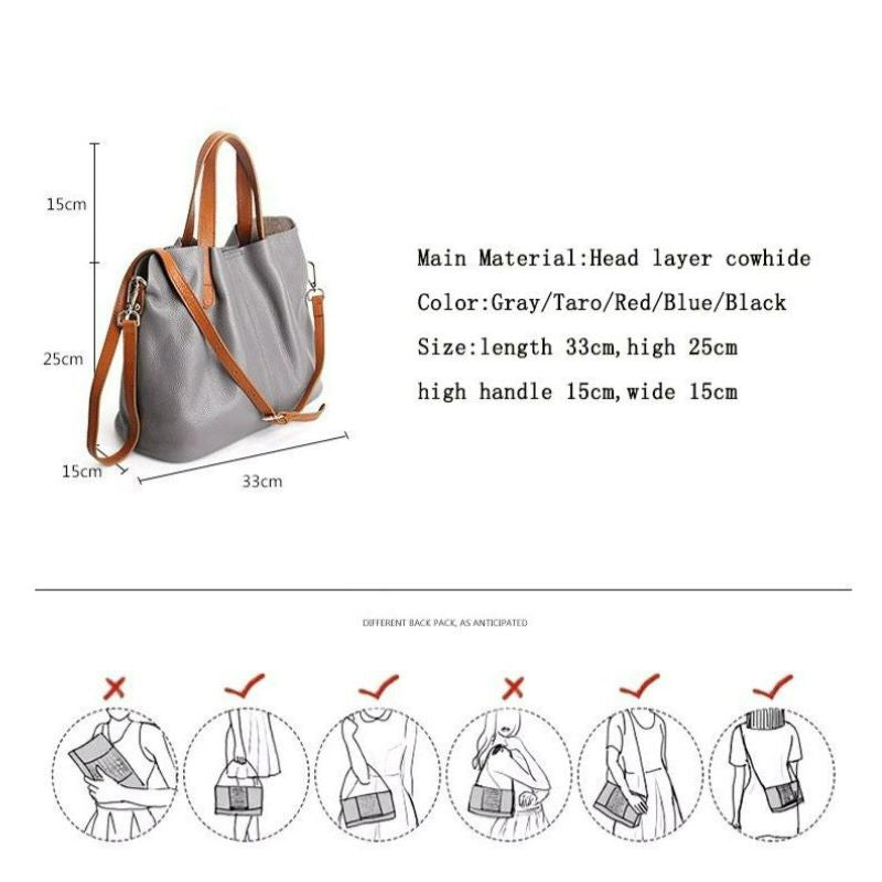 Bolso tote estructurado clásico – elegante bolso de uso diario