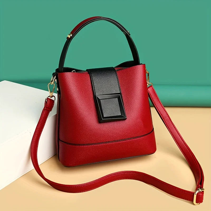 Bolso Arc Aurora de cuero granulado