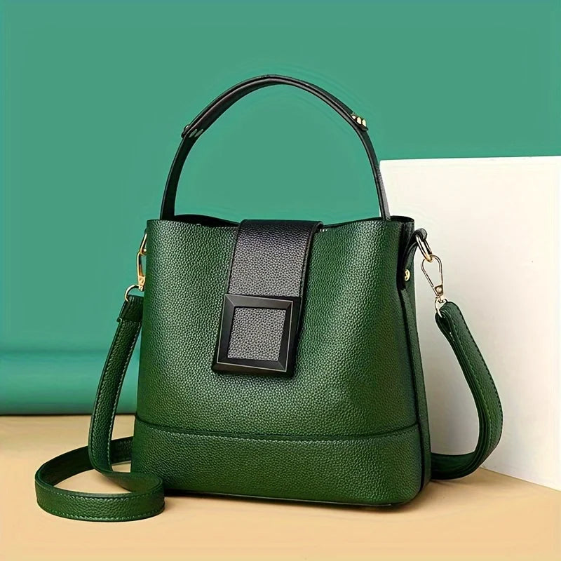 Bolso Arc Aurora de cuero granulado