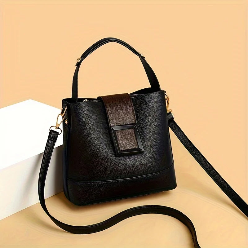 Bolso Arc Aurora de cuero granulado