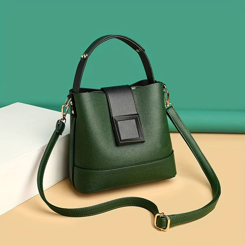 Bolso Arc Aurora de cuero granulado
