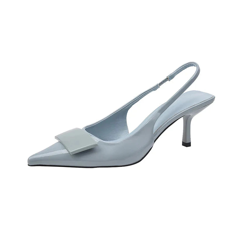 Hannah | Tacones slingback para oficina con tacón kitten