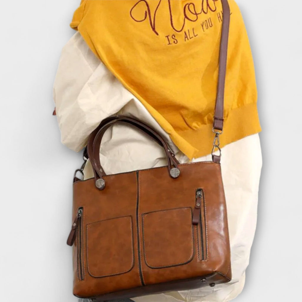 Lora - Bolso de cuero elegante