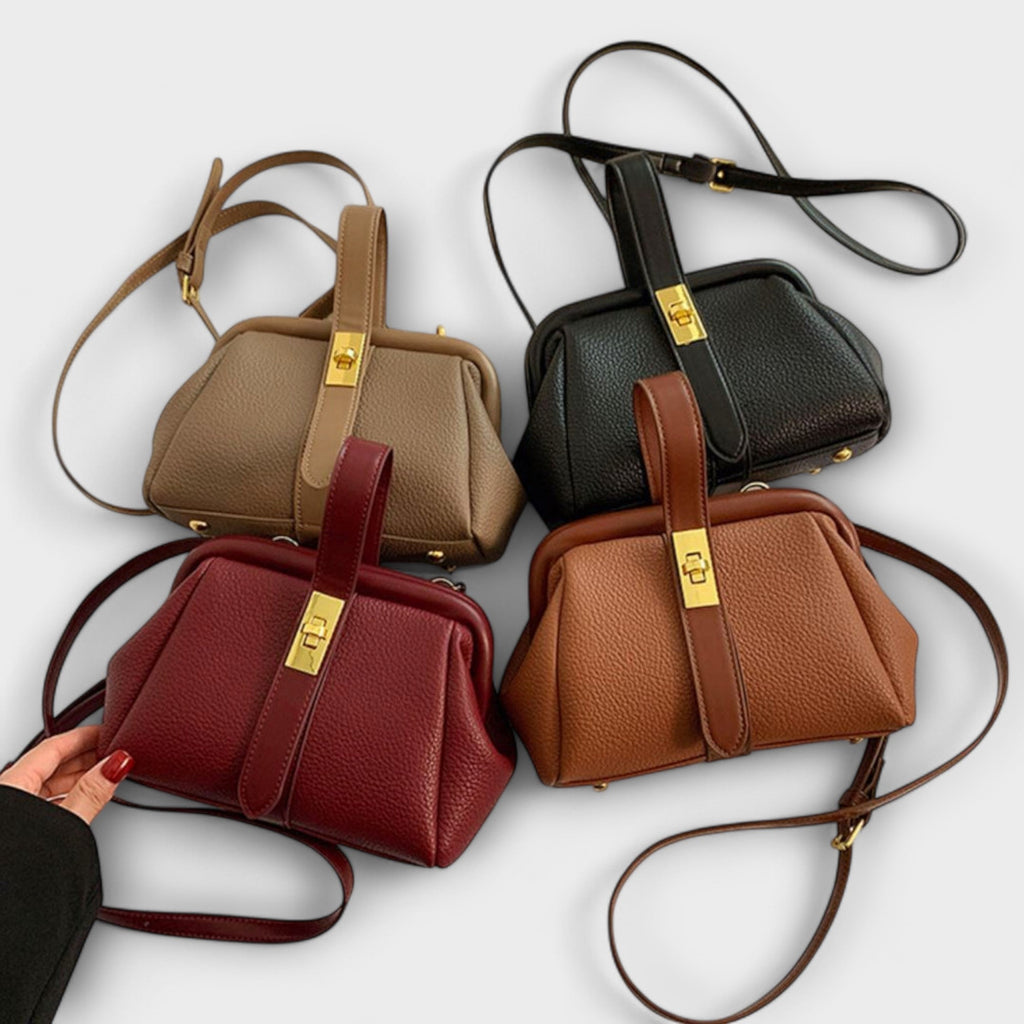Hadleigh | Bolso cruzado mini para mujer con asa superior y broche giratorio