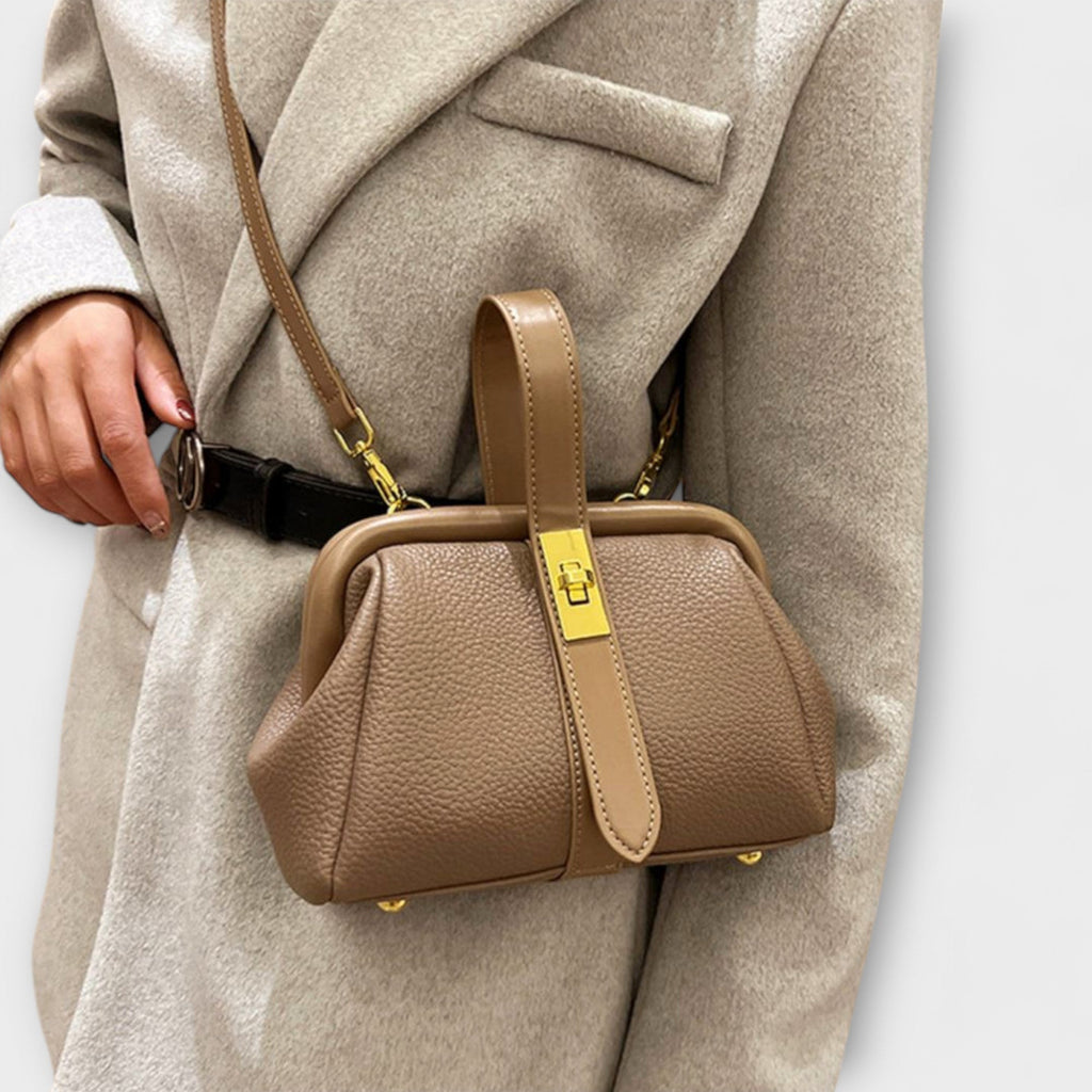 Hadleigh | Bolso cruzado mini para mujer con asa superior y broche giratorio
