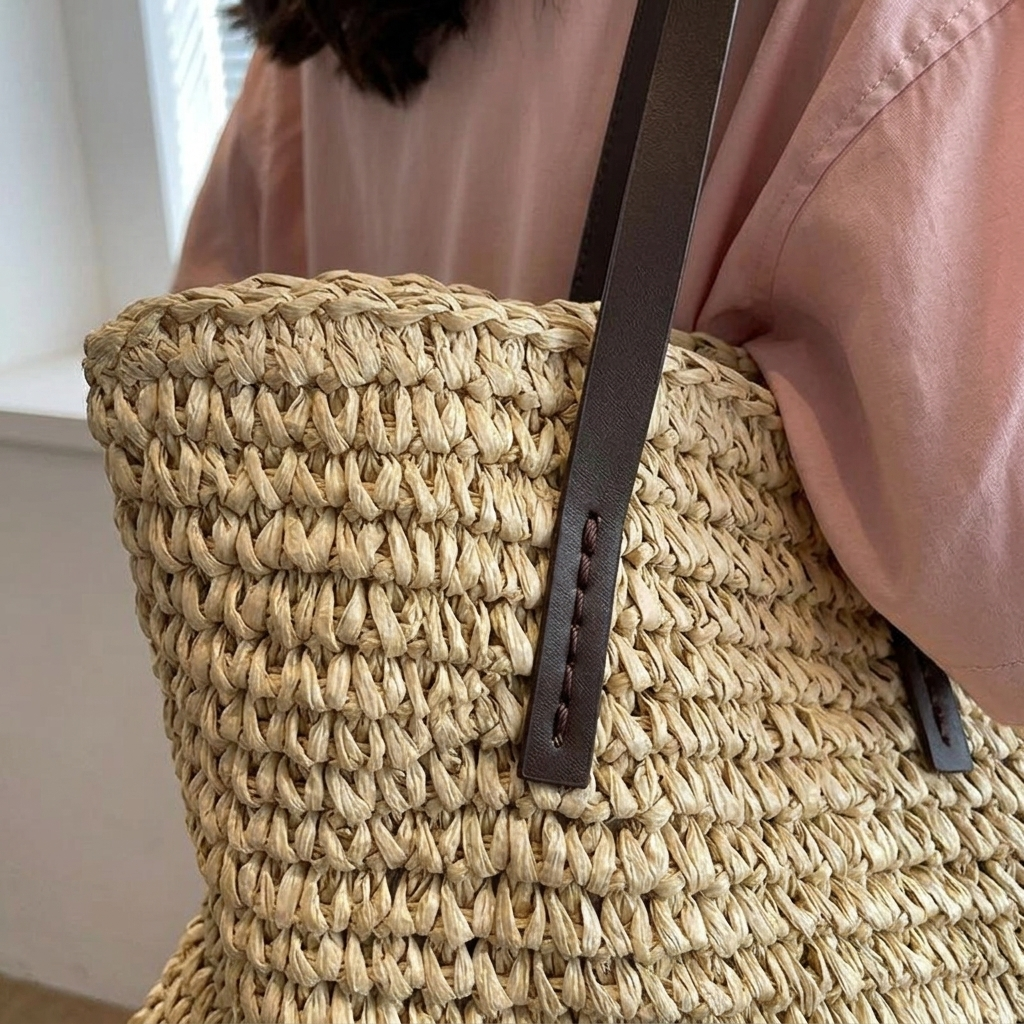 Olivia - Bolso tote tejido
