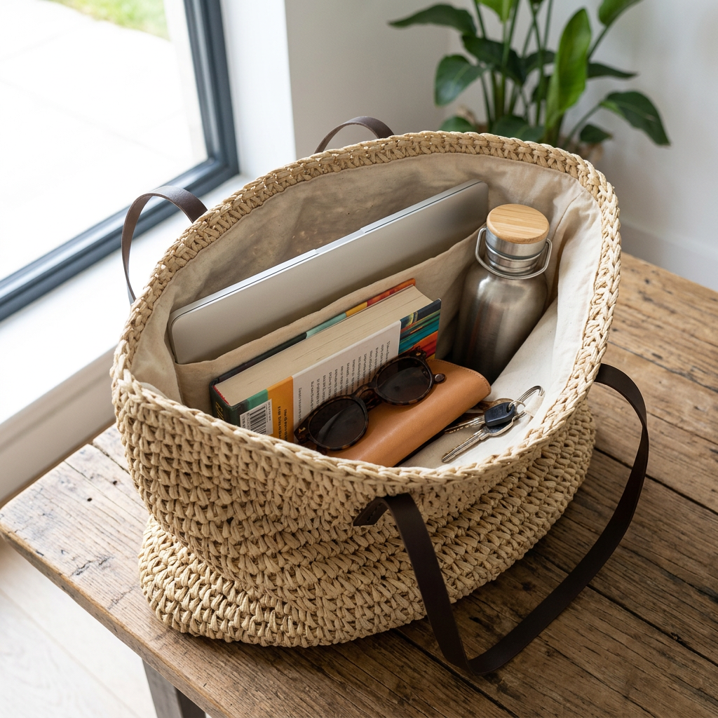Olivia - Bolso tote tejido