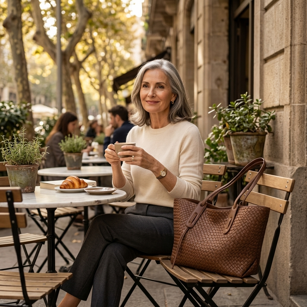 Valencia™ | Bolso tote tejido elegante