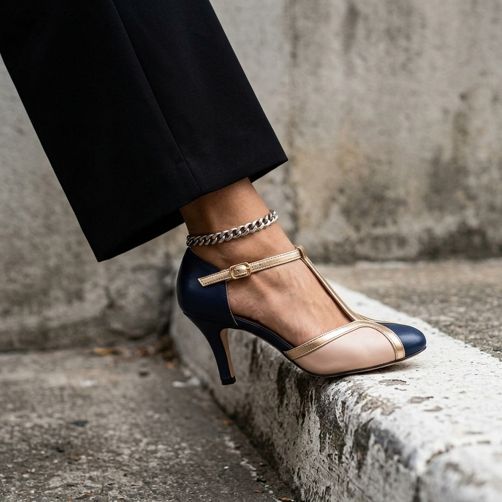 Susan | Tacones con correa en T para todo el día